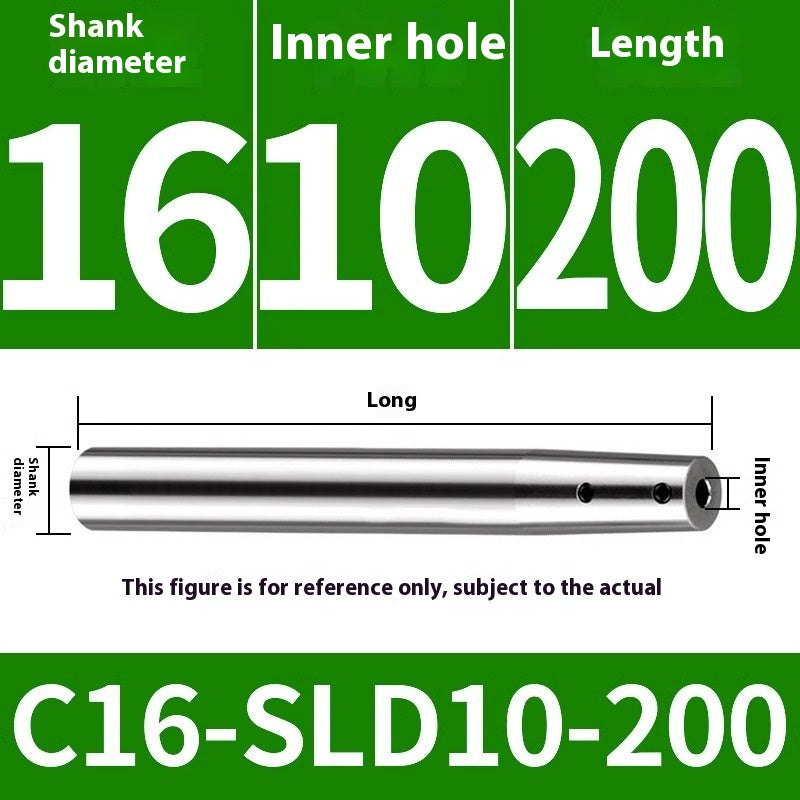 2059-High precision side solid SLD extension rod CNC milling cutter extended rod small diameter straight handle deep cavity avoidance C12C16C20 Shandong Denso Pricision Tools Co.,Ltd.